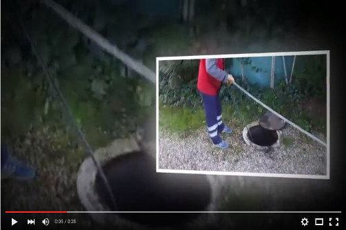video desatascos arqueta en galapagar